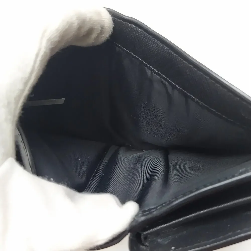 Coach black leather